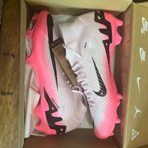 Pink Zoom Mercurial Superfly Academy  Nike cleats 9.5 men 11 women